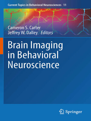 cover image of Brain Imaging in Behavioral Neuroscience